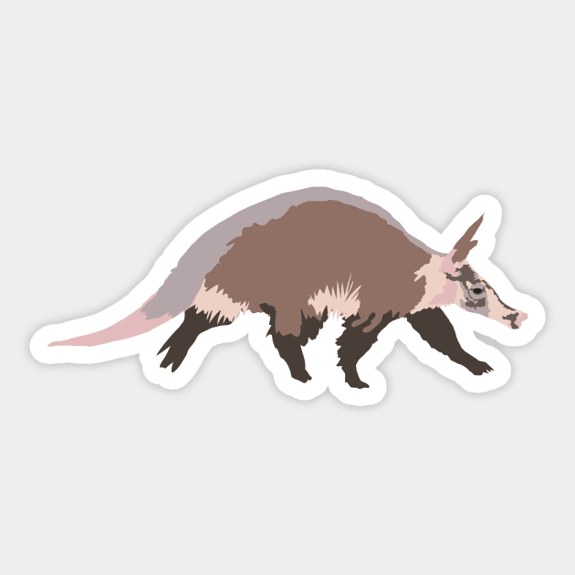 Aardvark Sticker by stargatedalek